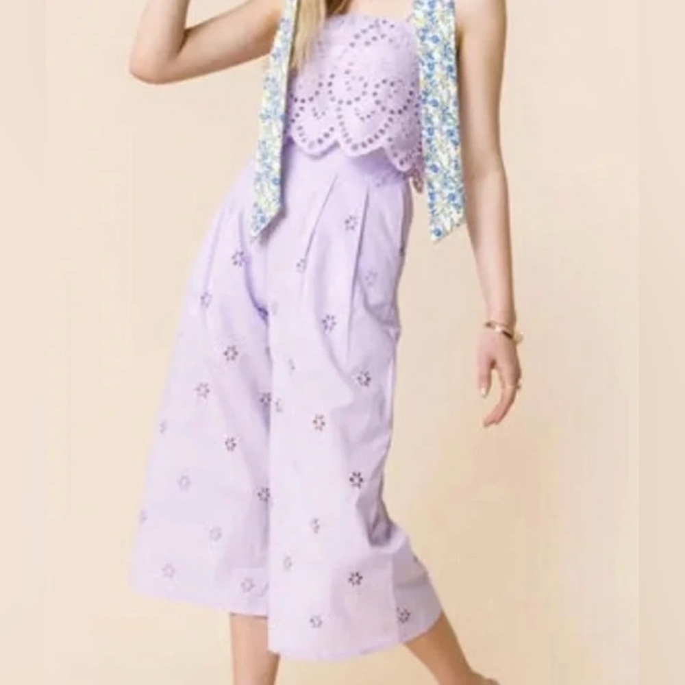 Francesca's MI AMI Lavender Jumpsuit Size S
